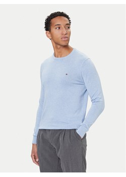 Tommy Hilfiger Sweter MW0MW28046 Błękitny Regular Fit ze sklepu MODIVO w kategorii Swetry męskie - zdjęcie 186379061