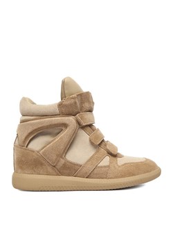 Badura Sneakersy EO-IVI-LT1885-2N Beżowy ze sklepu MODIVO w kategorii Buty sportowe damskie - zdjęcie 186379072