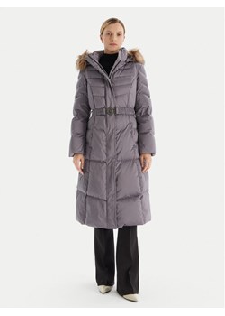 Guess Płaszcz zimowy W5BL29 W2802 Szary Regular Fit ze sklepu MODIVO w kategorii Płaszcze damskie - zdjęcie 186379121