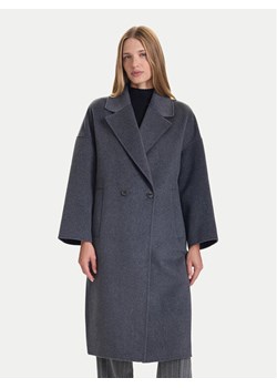 ViCOLO Płaszcz wełniany TF0003 Szary Regular Fit ze sklepu MODIVO w kategorii Płaszcze damskie - zdjęcie 186379130