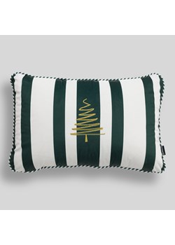 Poszewka na poduszkę Green & White Noel 60x40 cm ze sklepu dekoria.pl w kategorii Dekoracje bożonarodzeniowe - zdjęcie 186379993