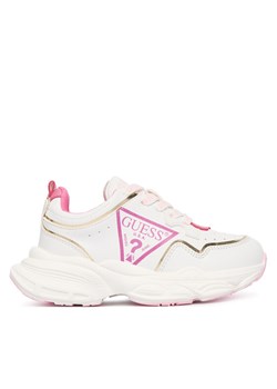 Sneakersy Guess K5BZ50 WO120 Biały ze sklepu eobuwie.pl w kategorii Buty sportowe dziecięce - zdjęcie 186380734