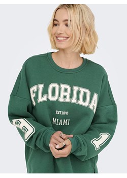 ONLY Bluza w kolorze zielonym ze sklepu Limango Polska w kategorii Bluzy damskie - zdjęcie 186381242