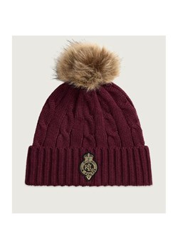 LAUREN RALPH LAUREN Czapka Crest-Patch | z dodatkiem wełny ze sklepu Gomez Fashion Store w kategorii Czapki zimowe damskie - zdjęcie 186381480
