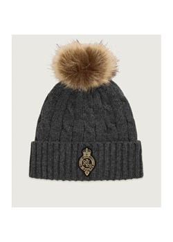 LAUREN RALPH LAUREN Czapka Crest-Patch | z dodatkiem wełny ze sklepu Gomez Fashion Store w kategorii Czapki zimowe damskie - zdjęcie 186381481