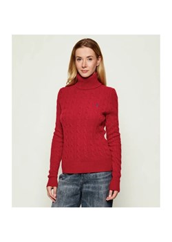 POLO RALPH LAUREN Wełniany golf | Regular Fit | z dodatkiem kaszmiru ze sklepu Gomez Fashion Store w kategorii Swetry damskie - zdjęcie 186381590