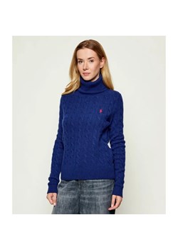 POLO RALPH LAUREN Wełniany golf | Regular Fit | z dodatkiem kaszmiru ze sklepu Gomez Fashion Store w kategorii Swetry damskie - zdjęcie 186381593
