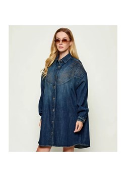 DONDUP - made in Italy Jeansowa sukienka ze sklepu Gomez Fashion Store w kategorii Sukienki - zdjęcie 186381623