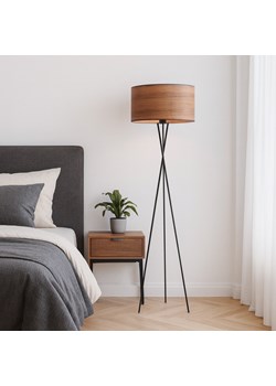 Czarna lampa stojąca typu tripod PARYŻ ECO ze sklepu Lysne w kategorii Lampy podłogowe - zdjęcie 186385503