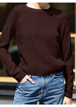Sinsay - Basic sweter z długimi rękawami - czerwony ze sklepu Sinsay w kategorii Swetry damskie - zdjęcie 186385743