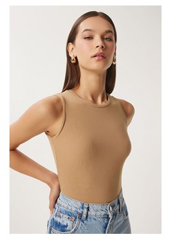 Happiness Istanbul Top w kolorze beżowym ze sklepu Limango Polska w kategorii Bluzki damskie - zdjęcie 186385963
