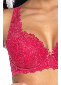 Biustonosz usztywniany Carmela M-053/22, Kolor rubinowy, Rozmiar 80E, Mat - id: 169373 - marki Mat - 186386033 Biustonosz usztywniany Carmela M-053/22, Kolor rubinowy, Rozmiar 80E, Mat ze sklepu Intymna w kategorii Biustonosze - zdjęcie 186386033