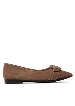 Baleriny Caprice 9-22100-29 Brązowy ze sklepu eobuwie.pl w kategorii Balerinki - zdjęcie 186386680