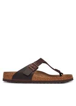 Japonki Birkenstock Gizeh 0743831 Brązowy ze sklepu eobuwie.pl w kategorii Klapki damskie - zdjęcie 186386690