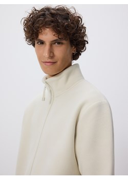 Reserved - Polarowa bluza ze stójką - złamana biel - id: 6999H-01X - marki Reserved - 186387144 Reserved - Polarowa bluza ze stójką - złamana biel ze sklepu Reserved w kategorii Bluzy męskie - zdjęcie 186387144