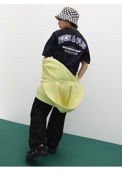 Reserved - Bawełniany t-shirt z nadrukiem - czarny ze sklepu Reserved w kategorii T-shirty chłopięce - zdjęcie 186387162