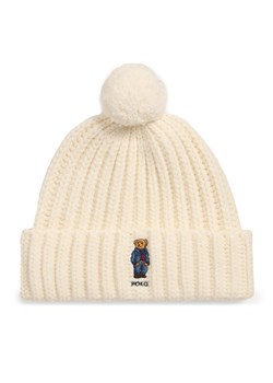 Polo Ralph Lauren Czapka 455931876001 Beżowy ze sklepu MODIVO w kategorii Czapki zimowe damskie - zdjęcie 186387332