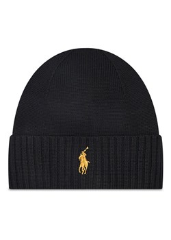Polo Ralph Lauren Czapka 710886137008 Czarny ze sklepu MODIVO w kategorii Czapki zimowe damskie - zdjęcie 186387334