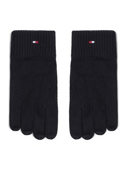 Rękawiczki Męskie Tommy Hilfiger Essentials AM0AM12845 Czarny ze sklepu eobuwie.pl w kategorii Rękawiczki męskie - zdjęcie 186387462