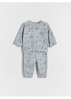 Reserved - Bawełniany komplet Kubuś Puchatek - jasnoniebieski ze sklepu Reserved w kategorii Odzież dla niemowląt - zdjęcie 186388114