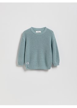 Reserved - Sweter oversize - jasnoturkusowy - id: 559BF-60X - marki Reserved - 186388162 Reserved - Sweter oversize - jasnoturkusowy ze sklepu Reserved w kategorii Swetry chłopięce - zdjęcie 186388162
