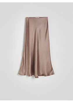 Reserved - Spódnica midi - brązowy ze sklepu Reserved w kategorii Spódnice - zdjęcie 186388224