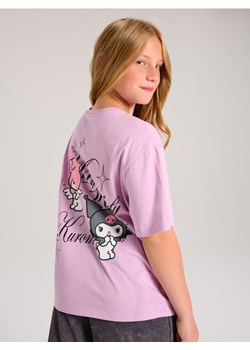 Sinsay - Koszulka z nadrukiem na plecach Hello Kitty - fioletowy ze sklepu Sinsay w kategorii Bluzki dziewczęce - zdjęcie 186389092