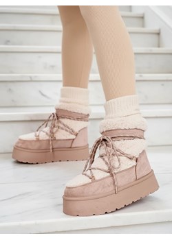 Royalfashion Śniegowce damskie sznurowane Evonie ze sklepu royalfashion.pl w kategorii Śniegowce damskie - zdjęcie 186389933