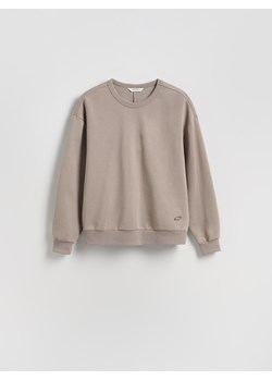 Reserved - Gładka bluza z bawełną - ciemnoszary ze sklepu Reserved w kategorii Bluzy męskie - zdjęcie 186390441