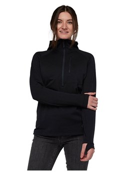 Black Diamond Kurtka polarowa "Coefficient QZ" w kolorze czarnym ze sklepu Limango Polska w kategorii Kurtki damskie - zdjęcie 186391804