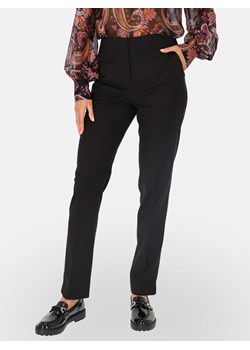 Czarne eleganckie spodnie damskie z rozcięciem przy kostce L’AF Prima ze sklepu Eye For Fashion w kategorii Spodnie damskie - zdjęcie 186392550