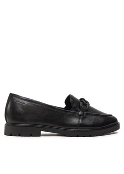 Loafersy Tamaris 1-24201-41 Czarny ze sklepu eobuwie.pl w kategorii Lordsy damskie - zdjęcie 186393533