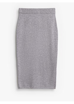 Mohito - Wełniana szara spódnica - szary - id: 444EQ-09X - marki Mohito - 186394661 Mohito - Wełniana szara spódnica - szary ze sklepu Mohito w kategorii Spódnice - zdjęcie 186394661