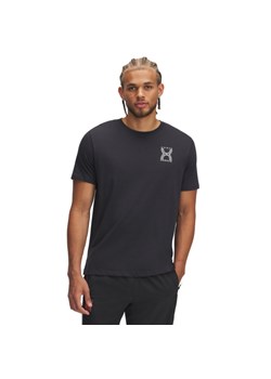 Męski t-shirt z nadrukiem Under Armour UA Run 96 - szary ze sklepu Sportstylestory.com w kategorii T-shirty męskie - zdjęcie 186395633