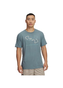 Męski t-shirt z nadrukiem Under Armour UA Gl Foundation Update SS - niebieski ze sklepu Sportstylestory.com w kategorii T-shirty męskie - zdjęcie 186395731