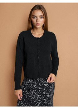 Sinsay - Sweter na zamek - czarny - id: 220GT-99X - marki Sinsay - 186398803 Sinsay - Sweter na zamek - czarny ze sklepu Sinsay w kategorii Swetry damskie - zdjęcie 186398803