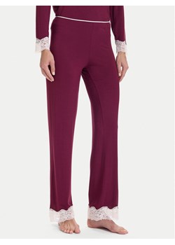 United Colors Of Benetton Spodnie piżamowe 3Z123F04A Bordowy Regular Fit ze sklepu MODIVO w kategorii Piżamy damskie - zdjęcie 186399022