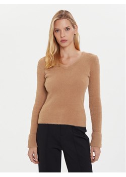 Morgan Sweter 212-MOOVE Brązowy Regular Fit ze sklepu MODIVO w kategorii Swetry damskie - zdjęcie 186399030