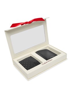Calvin Klein Zestaw prezentowy Bifold/Cardcase LV14D0006G Czarny ze sklepu MODIVO w kategorii Dodatki męskie - zdjęcie 186399044