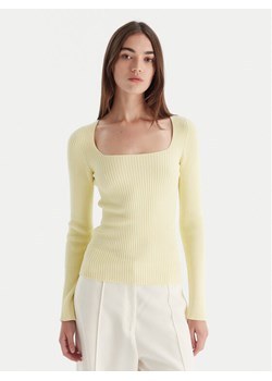 Kontatto Sweter 3M0830C Żółty Slim Fit ze sklepu MODIVO w kategorii Swetry damskie - zdjęcie 186399092
