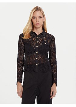 Morgan Bluzka 252-TLILA Czarny Slim Fit ze sklepu MODIVO w kategorii Bluzki damskie - zdjęcie 186399104