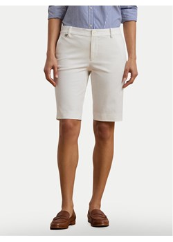Lauren Ralph Lauren Szorty materiałowe Bsr-Btms 200661653 Biały Regular Fit ze sklepu MODIVO w kategorii Szorty - zdjęcie 186399114