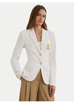 Lauren Ralph Lauren Marynarka Spsu20 200797305 Biały Regular Fit ze sklepu MODIVO w kategorii Marynarki damskie - zdjęcie 186399120