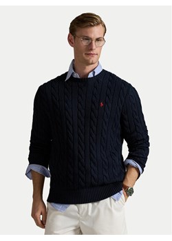 Polo Ralph Lauren Sweter 710775885001 Granatowy Regular Fit ze sklepu MODIVO w kategorii Swetry męskie - zdjęcie 186399181