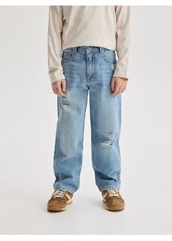 Reserved - Classic denim straight - niebieski - id: 499CJ-50J - marki Reserved - 186400794 Reserved - Classic denim straight - niebieski ze sklepu Reserved w kategorii Spodnie chłopięce - zdjęcie 186400794