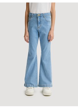 Reserved - Jeansy flare high waist - niebieski ze sklepu Reserved w kategorii Spodnie dziewczęce - zdjęcie 186402053