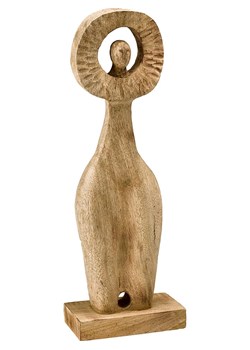 heine home Figurka dekoracyjna w kolorze jasnobrązowym - 18 x 52 x 10,5 cm ze sklepu Limango Polska w kategorii Dekoracje - zdjęcie 186404144