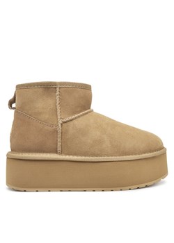 Śniegowce EMU Australia Stinger Micro Flatform W13082 Beżowy - id: 0000305306227 - marki Emu Australia - 186404431 Śniegowce EMU Australia Stinger Micro Flatform W13082 Beżowy ze sklepu eobuwie.pl w kategorii Śniegowce damskie - zdjęcie 186404431