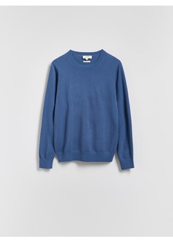 Reserved - Sweter z wełny merino - granatowy ze sklepu Reserved w kategorii Swetry męskie - zdjęcie 186405680