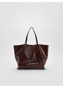 Reserved - Torebka shopper - bordowy ze sklepu Reserved w kategorii Torby Shopper bag - zdjęcie 186406333